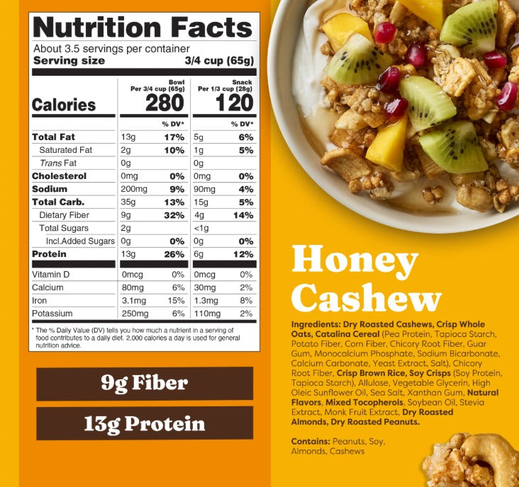 CATALINA CRUNCH - GRANOLA DE MIEL